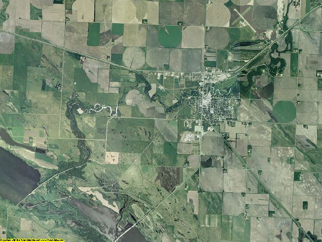 Swift County, Minnesota aerial photography