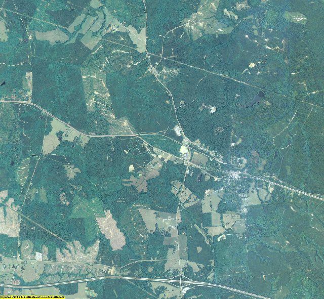 Taliaferro County, Georgia aerial photography