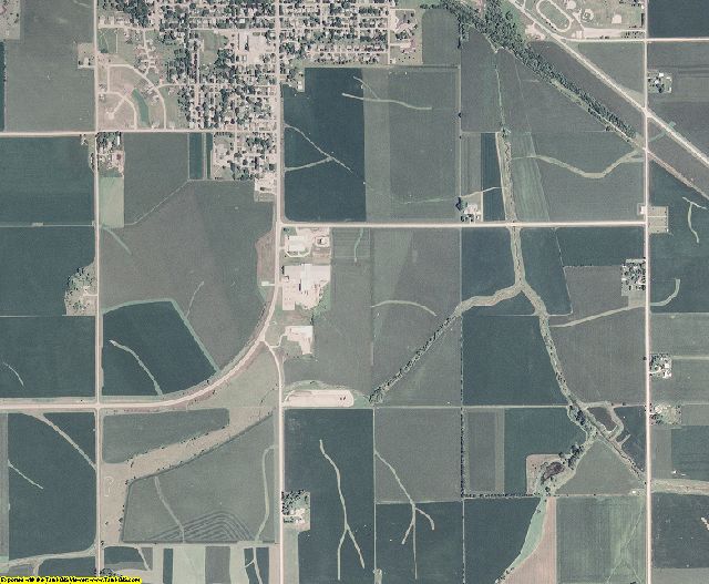 Tama County, Iowa aerial photography