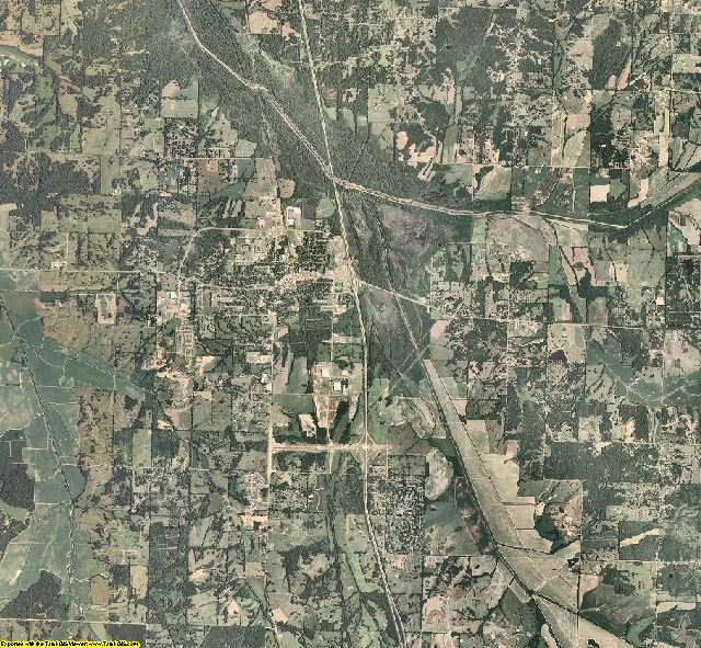 Tate County, Mississippi aerial photography