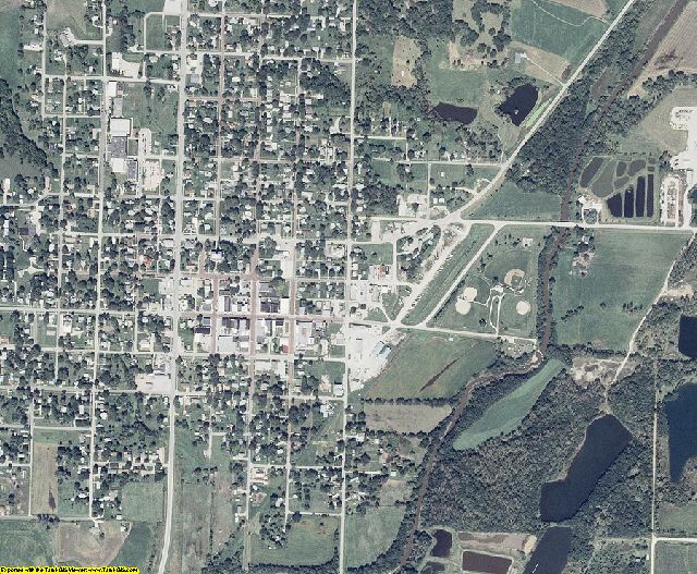 Taylor County, Iowa aerial photography