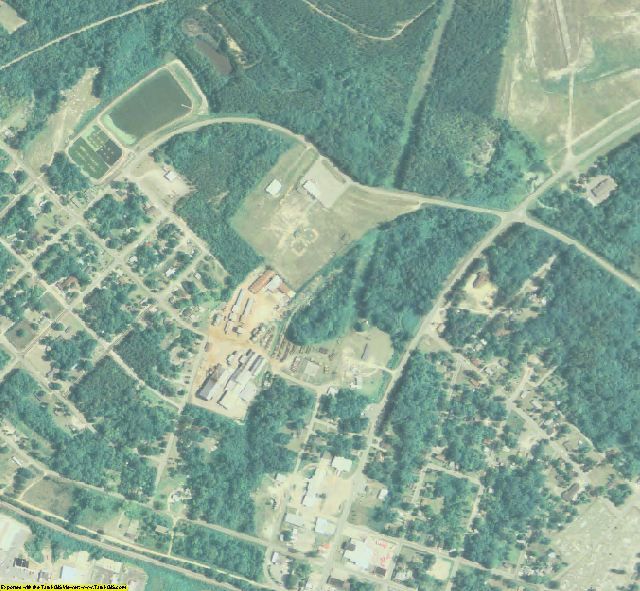 Telfair County, GA aerial photography detail