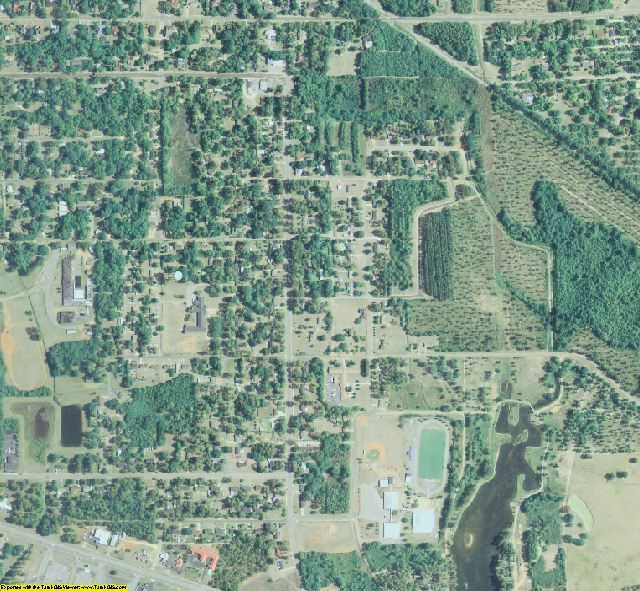 Terrell County, GA aerial photography detail