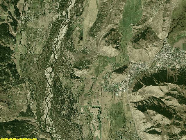 Teton County, Wyoming aerial photography