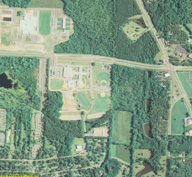 Thomas County, GA aerial photography detail
