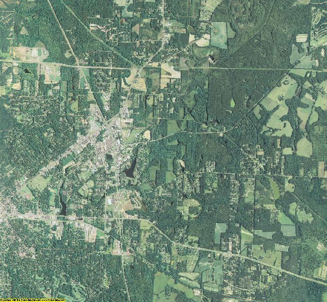 Thomas County, Georgia aerial photography