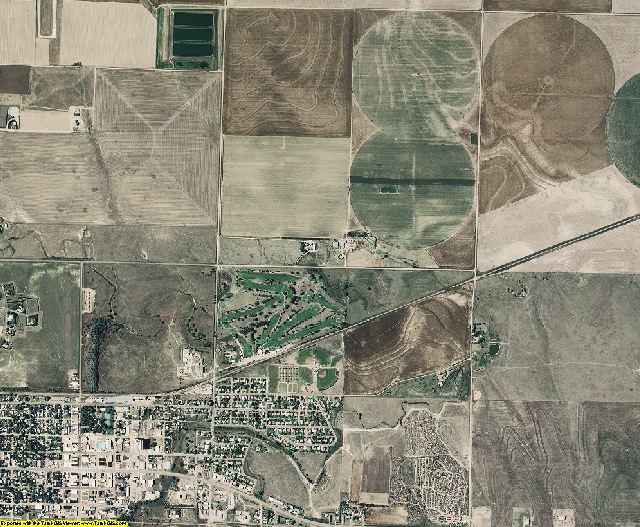 Thomas County, Kansas aerial photography