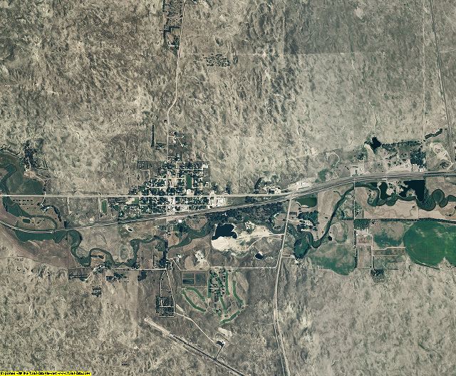Thomas County, Nebraska aerial photography