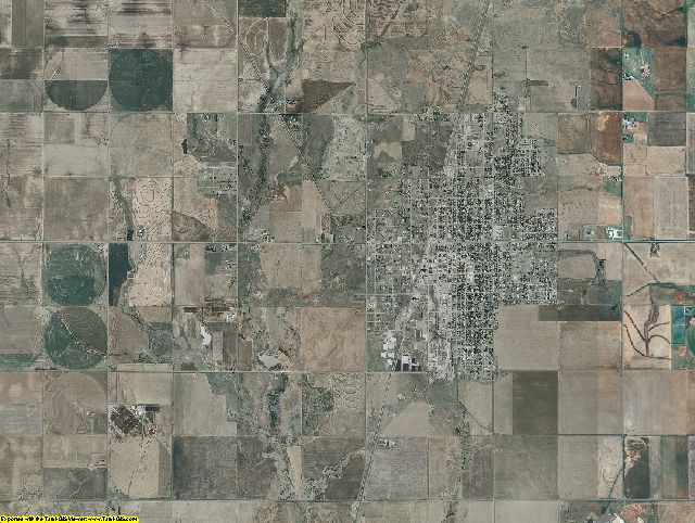 Tillman County, Oklahoma aerial photography