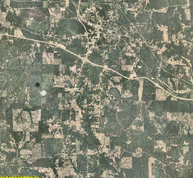 Tishomingo County, Mississippi aerial photography