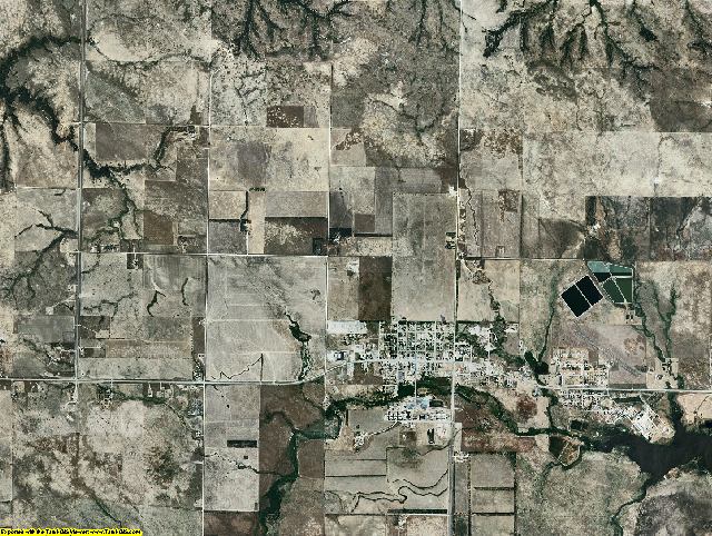 Todd County, South Dakota aerial photography