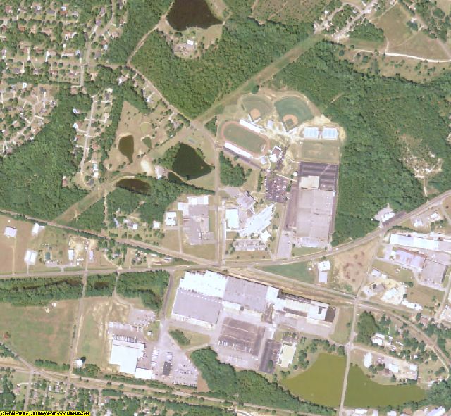 Toombs County, GA aerial photography detail