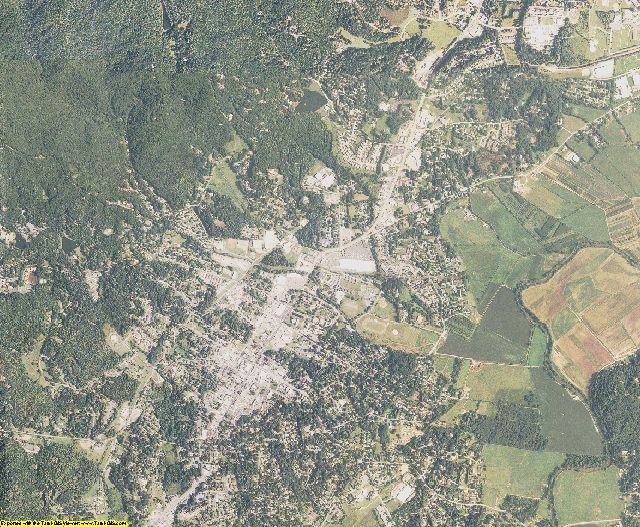 Transylvania County, North Carolina aerial photography