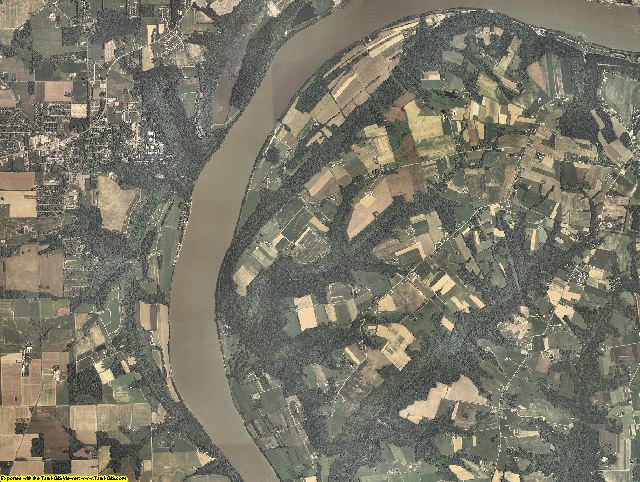 Trimble County, Kentucky aerial photography