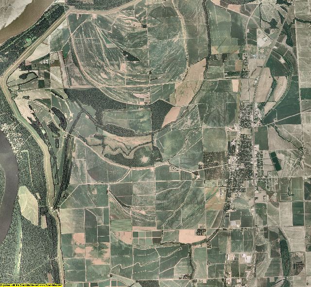 Tunica County, Mississippi aerial photography