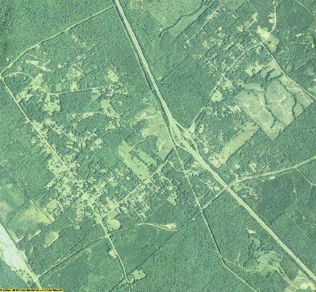 Twiggs County, Georgia aerial photography