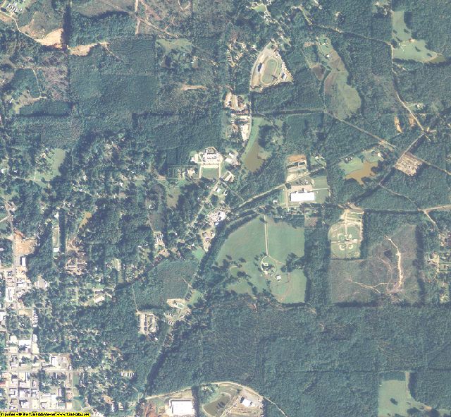 Union County, LA aerial photography detail