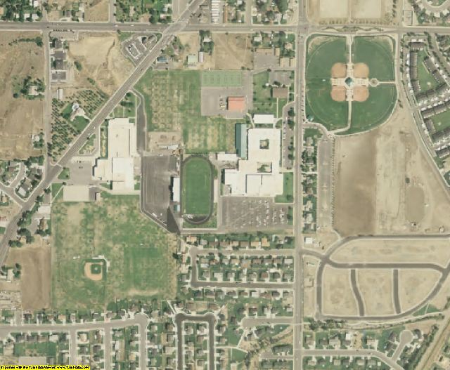 Utah County, UT aerial photography detail