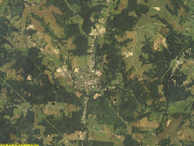 Vinton County, Ohio aerial photography