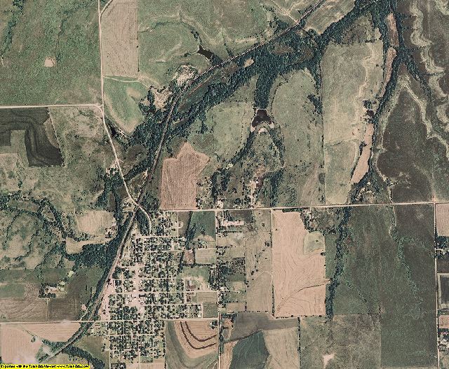 Wabaunsee County, Kansas aerial photography