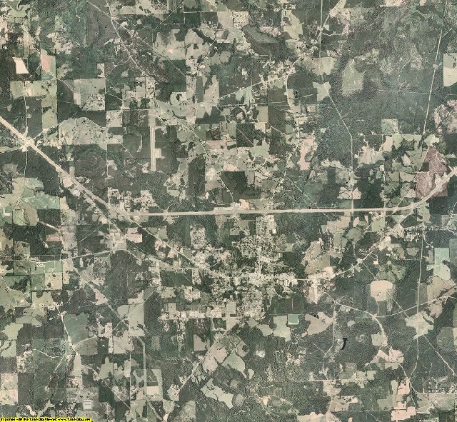 Walthall County, Mississippi aerial photography