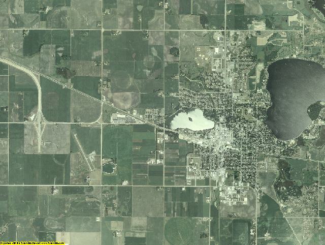 Waseca County, Minnesota aerial photography