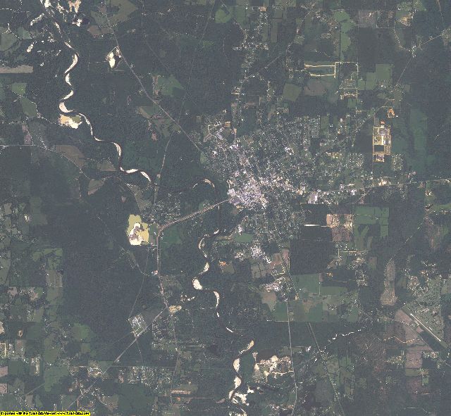 Washington County, Louisiana aerial photography