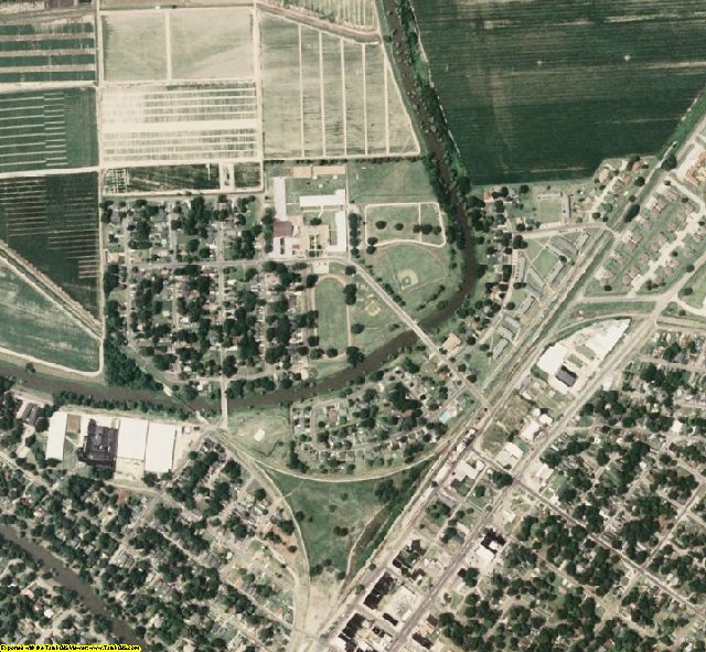 Washington County, MS aerial photography detail