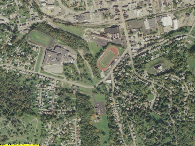 Washington County, PA aerial photography detail