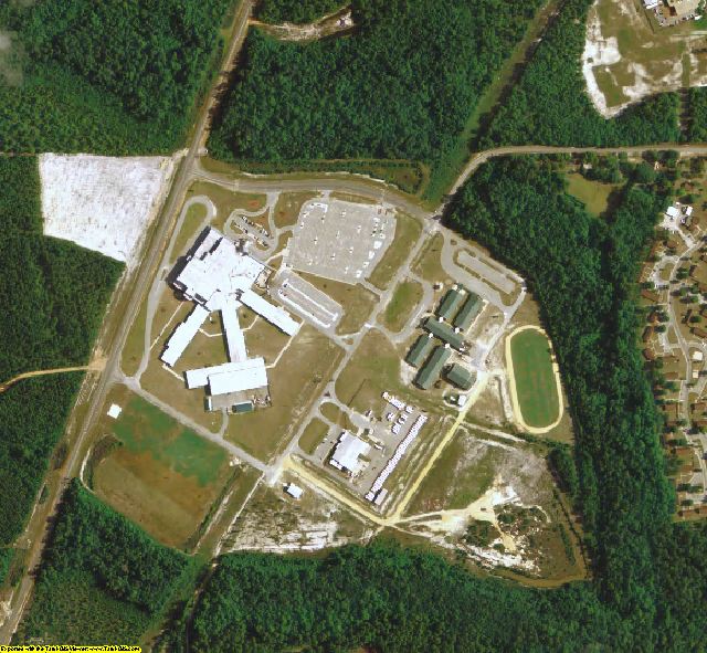 Wayne County, GA aerial photography detail
