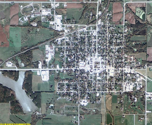 Wayne County, Iowa aerial photography