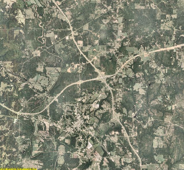 Wayne County, Mississippi aerial photography