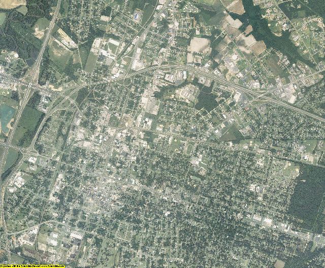 Wayne County, North Carolina aerial photography