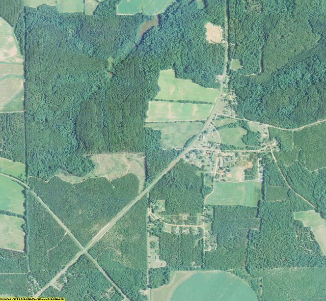 Webster County, GA aerial photography detail