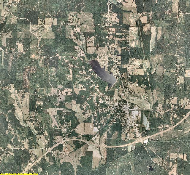 Webster County, Mississippi aerial photography