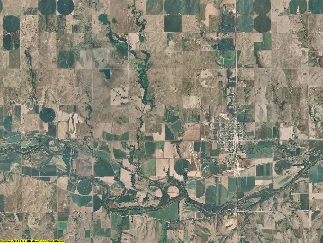 Webster County, Nebraska aerial photography