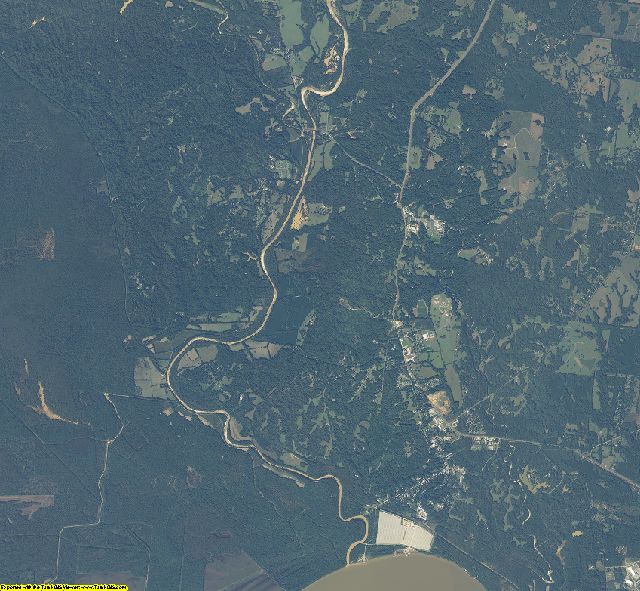 West Feliciana County, Louisiana aerial photography