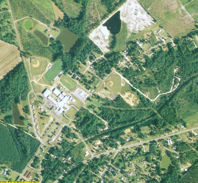 Wheeler County, GA aerial photography detail