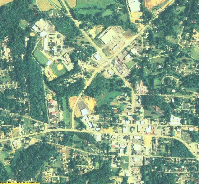 White County, GA aerial photography detail