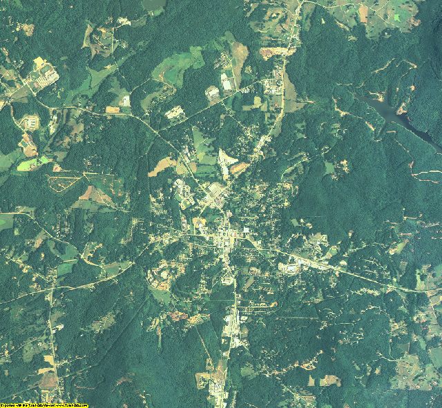 White County, Georgia aerial photography