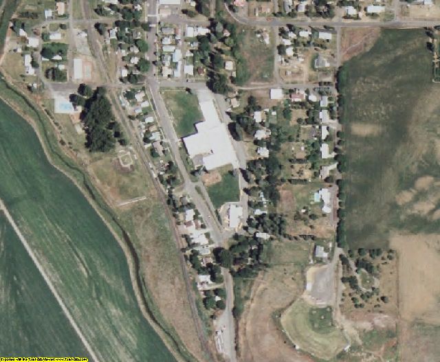Whitman County, WA aerial photography detail