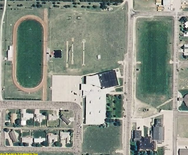 Wichita County, KS aerial photography detail
