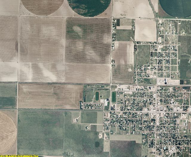 Wichita County, Kansas aerial photography
