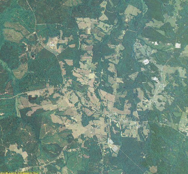 Wilkes County, Georgia aerial photography