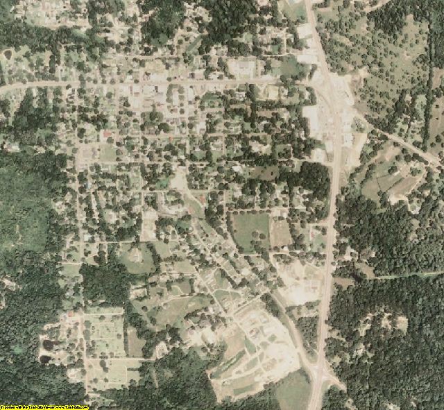 Wilkinson County, MS aerial photography detail