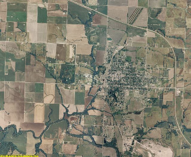 Wilson County, Kansas aerial photography