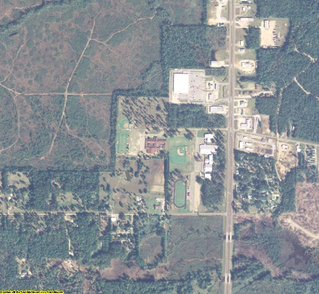 Winn County, LA aerial photography detail