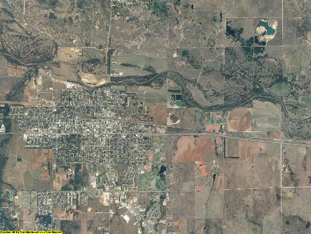 Woodward County, Oklahoma aerial photography