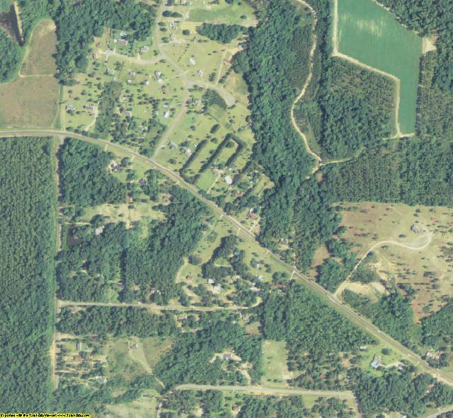 Worth County, GA aerial photography detail