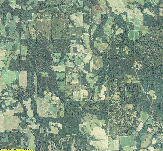 Worth County, Georgia aerial photography